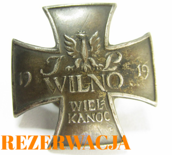 ODZNAKA ZA WILNO 1919