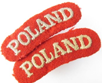 OZNAKI NARAMIENNE POLAND - Komplet