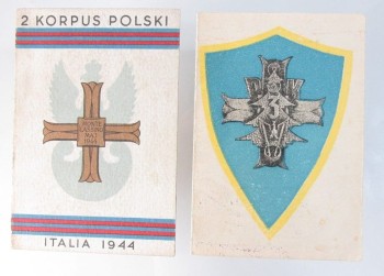 ZESTAW DOKUMENTÓW MONTE CASSINO + 3 DSK