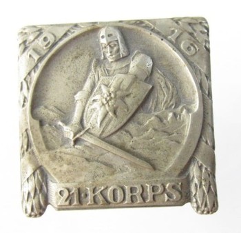 OZNAKA 21 KORPS 1916