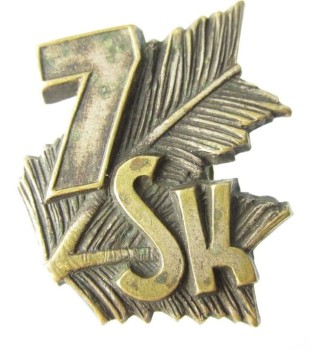 ODZNAKA 7 BTALION STRZELCÓW KARPACKICH 