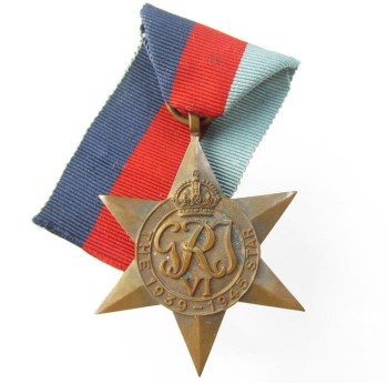 BRYTYJSKA GWIAZDA ZA DRUGĄ WOJNĘ ŚWIATOWĄ 1939-45 
