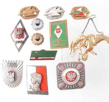 Lot odznak LWP/PRL