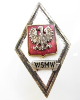 ODZNAKA ABSOLWENCKA SZKOŁY MARYNARKI WOJENNEJ  WSMW