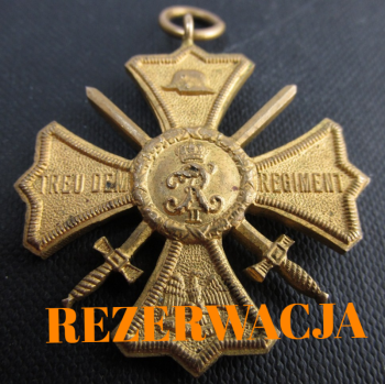 KRZYŻ PRUSKI WIERNY REGIMENTOWI