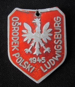 OŚRODEK POLSKI W LUDWIGSBURGU 1945 - OZNAKA PAMIĄTKOWA 