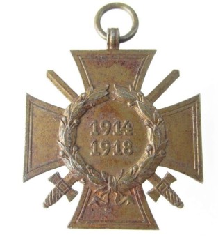KRZYŻ Z MIECZAMI ZA 1 WOJNĘ ŚWIATOWĄ 1914-1918 