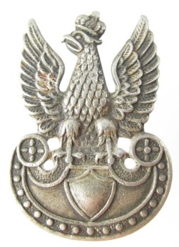ORZEŁ FURAŻERKOWY  BIAŁY METAL