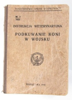 INSTRUKCJA - PODKUWANIE KONI W WOJSKU