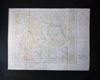 PRZEBÓRZ, RADOSZYCE, ŻARNÓW - MAPA WOJSKO POLSKIE 1937 