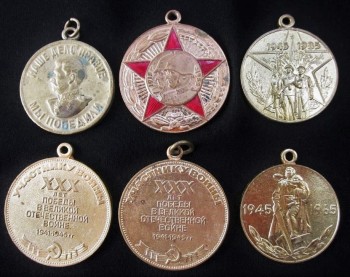 ZESTAW MEDALI ZSRR