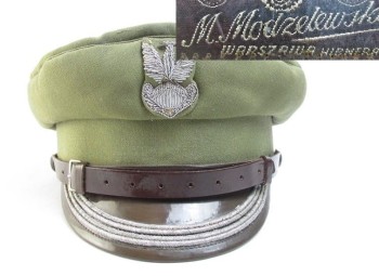 CZAPKA GENERAŁA/OFICERA  - MODZELEWSKI WARSZAWA