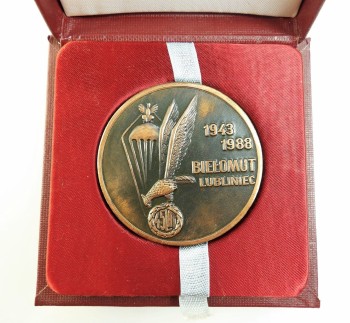 1 BATALION SZTURMOWY LUBLINIEC BIEŁOMUT 1943 1988 MEDAL