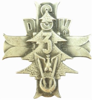 ODMIANA CYNKOWA - ODZNAKA 3 DSK 