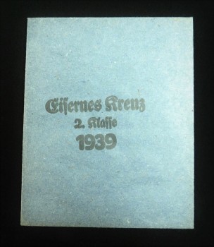 KOPERTA KRZYŻ ŻELAZNY 1939