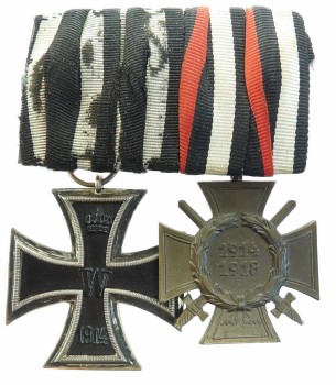 Krzyż Żelazny II KLASY, Krzyż Hinderburga z mieczami - szpanga 