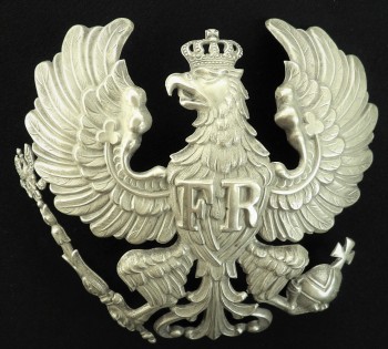 ORZEŁ BIAŁY METAL - OFICERSKA PICKELHAUBA 