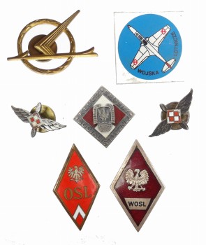 ZESTAW ODZNAK LOTNICZYCH