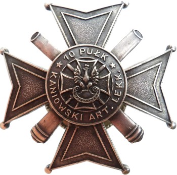 ODZNAKA 10 KANIOWSKI PUŁK ARTYLERII LEKKIEJ