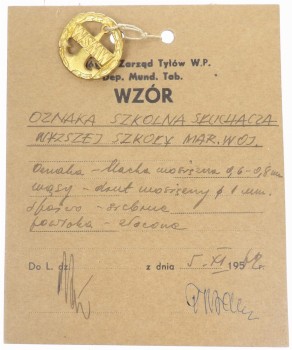 WSMW WZORNIK PRODUKCYJNY OZNAKA PATKOWA 