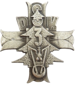 CYNKOWA ODZNAKA 3 DSK DYWIZJA STRZELCÓW KARPACKICH