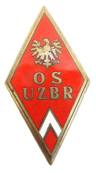ODZNAKA OFICERSKA SZKOŁA UZBROJENIA wz.1952