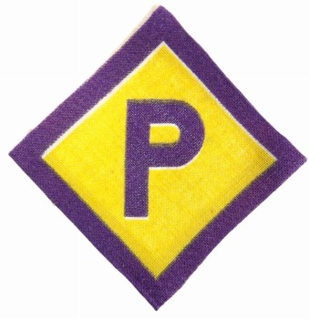 NASZYWKA ROBOTNIKA PRZYMUSOWEGO "P"