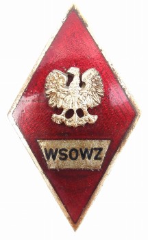 "WĄSKI RANT" - ODZNAKA ABSOLWENTKA WYŻSZEJ SZKOŁY OFICERSKIEJ  WOJSK ZMECHANIZOWANYCH 