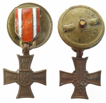 KRZYŻ WALECZNYCH 1920 MINIATURKA 