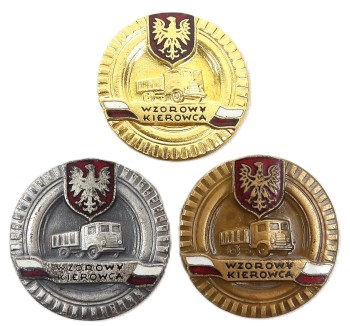 ZESTAW ODZNAK WZOROWY KIEROWCA 