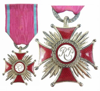 SREBRNY KRZYŻ ZASŁUGI  II RP - GONTARCZYK 