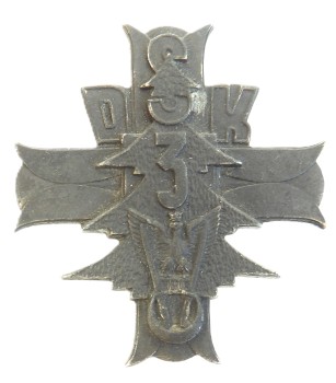 WERSJA CYNKOWA - ODZNAKA 3 DSK DYWIZJA STRZELCÓW KARPACKICH 