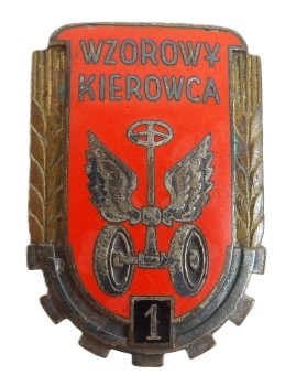 ODZNAKA WZOROWY KIEROWCA - 1 KLASA 