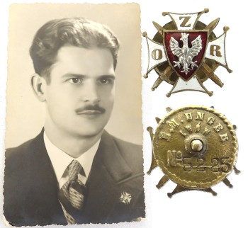 ZWIĄZEK OFICERÓW REZERWY- FOTOGRAFIA + ODZNAKA 