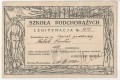 LEGITYMACJA SZKOŁA PODCHORĄŻYCH
