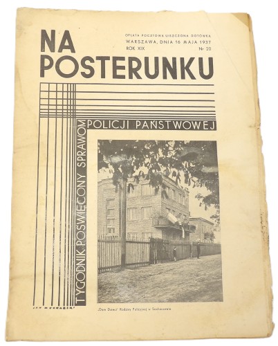 NA POSTERUNKU. TYGODNIK POŚWIĘCONY SPRAWOM POLICJI PAŃSTWOWEJ