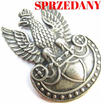 ORZEŁ FURAŻERKOWY WP BIAŁY METAL
