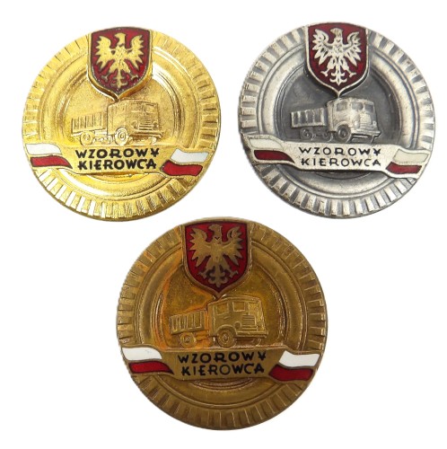 ZESTAW ODZNAK WZOROWY KIEROWCA