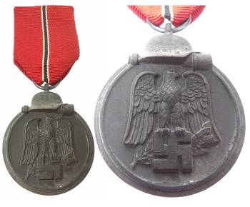 MEDAL ZA KAMPANIĘ ZIMOWĄ 1941/1942  SYGNOWANY "3"