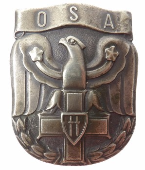 OFICERSKA SZKOŁA ARTYLERII ODZNAKA  wz.1947