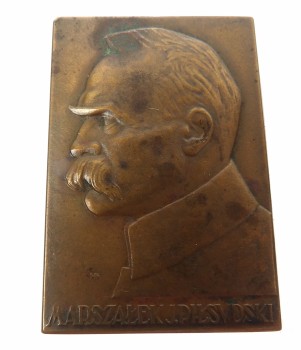 PLAKIETA JÓZEF PIŁSUDSKI- MENNICA  