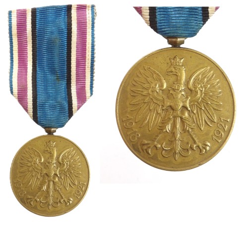 1918-1921 MEDAL POLSKA SWEMU OBROŃCY