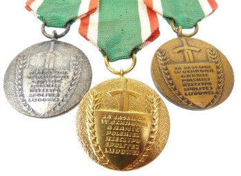 WOP - ZESTAW MEDALI ZA ZASŁUGI W OCHRONIE GRANIC  