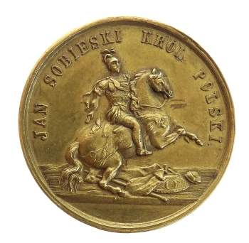 JAN III  SOBIESKI - MEDAL 200 ROCZNICA ODSIECZY WIEDEŃSKIEJ 1883 