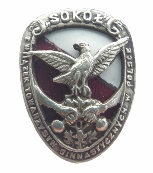  Odznaka Związek Towarzystw Gimnastycznych "Sokół" w Polsce