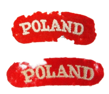 OZNAKI NARAMIENNE POLAND  