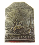 JAN III  SOBIESKI - ODZNAKA  250 ROCZNICA ODSIECZY WIEDEŃSKIEJ 1933