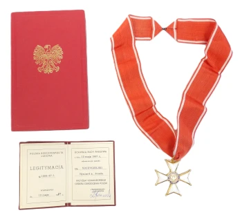 KRZYŻ KOMANDORSKI ORDERU ODRODZENIA POLSKI- POLONIA RESTITUTA 