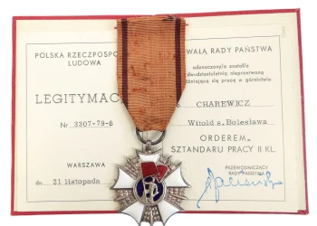 ORDER SZTANDARU PRACY WRAZ Z LEGITYMACJĄ 