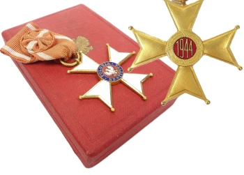 POLONIA RESTITUTA MATOWE ZŁOCENIE   1950/60 ORDER ODRODZENIA POLSKI  IV KLASA 